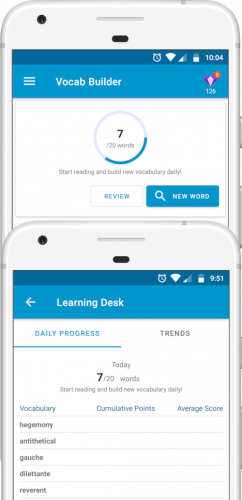 Track Daily Vocabulary Goal