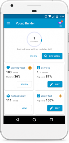 Vocab Builder Reading Room